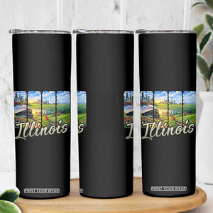 Vintage Illinois State Route Highway 66 Skinny Tumbler Southwest Souvenir TS12 Print Your Wear