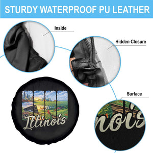 Vintage Illinois State Route Highway 66 Spare Tire Cover Southwest Souvenir TS12 Print Your Wear