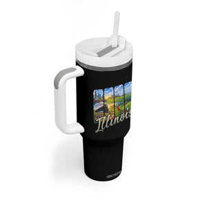 Vintage Illinois State Route Highway 66 Tumbler With Handle Southwest Souvenir TS12 Print Your Wear