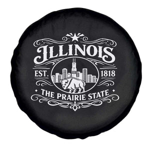 The Prairie State Illinois Souvenir Spare Tire Cover Historic Midwest Gift TS12 Print Your Wear