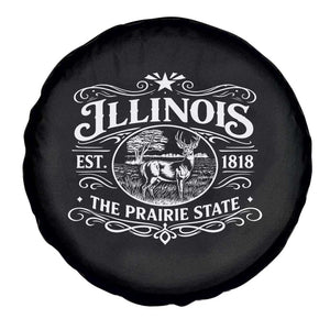 Illinois State Pride Spare Tire Cover The Prairie State Souvenir Gift TS12 Print Your Wear