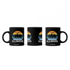 Vintage Illinois Mountain Forest Coffee Mug Nature Adventure Gift TS12 Print Your Wear