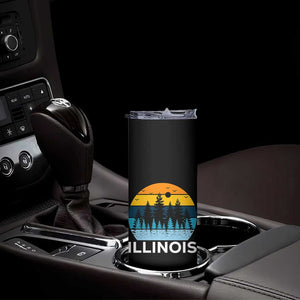 Vintage Illinois Mountain Forest Skinny Tumbler Nature Adventure Gift TS12 Print Your Wear