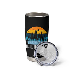 Vintage Illinois Mountain Forest Tumbler Cup Nature Adventure Gift TS12 Print Your Wear