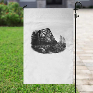 Mother Road Adventure Graphic Garden Flag Vintage Route Highway 66 Bridge TS12 Print Your Wear