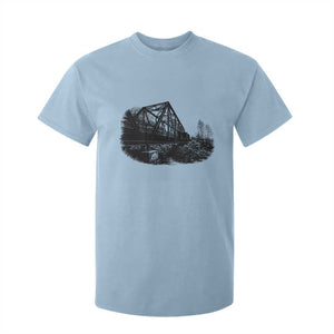 Mother Road Adventure Graphic T Shirt For Kid Vintage Route Highway 66 Bridge TS12 Light Blue Print Your Wear
