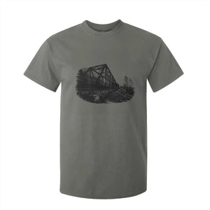 Mother Road Adventure Graphic T Shirt For Kid Vintage Route Highway 66 Bridge TS12 Military Green Print Your Wear