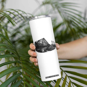 Mother Road Adventure Graphic Skinny Tumbler Vintage Route Highway 66 Bridge TS12 Print Your Wear