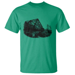 Mother Road Adventure Graphic T Shirt Vintage Route Highway 66 Bridge TS12 Irish Green Print Your Wear