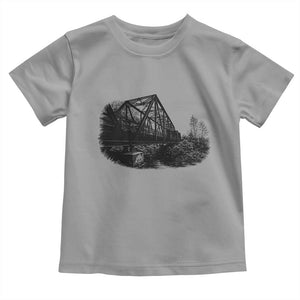 Mother Road Adventure Graphic Toddler T Shirt Vintage Route Highway 66 Bridge TS12 Sport Gray Print Your Wear