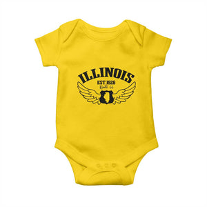 Illinois Route Highway 66 Souvenir Baby Onesie Open Road Adventure TS12 Daisy Print Your Wear