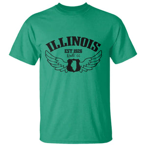 Illinois Route Highway 66 Souvenir T Shirt Open Road Adventure TS12 Irish Green Print Your Wear