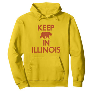 Keep Bear In Illinois CFB Hoodie Chicago Pride Gift TS12 Daisy Print Your Wear