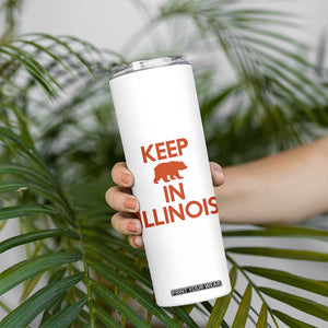 Keep Bear In Illinois CFB Skinny Tumbler Chicago Pride Gift TS12 Print Your Wear