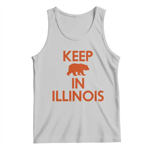 Keep Bear In Illinois CFB Tank Top Chicago Pride Gift TS12 Ash Print Your Wear