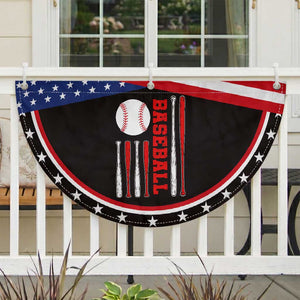 Baseball American Flag Patriotic Fan Flag Sports Lover Gift