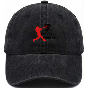 Baseball Lover Washed Cotton Baseball Cap Vintage Liberty Bell Philly Proud TS12 Washed Cap Universal Fit Black Print Your Wear