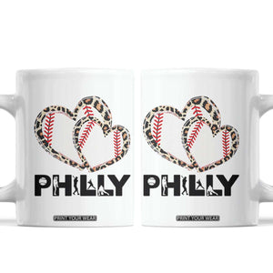 Funny Vintage Philly Baseball Coffee Mug Sport Humor Gift TS12 White Print Your Wear