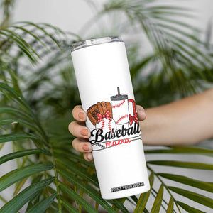 Baseball Mama Skinny Tumbler Funny Sports Mom Life Lover TS12 Print Your Wear