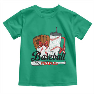 Baseball Mama Toddler T Shirt Funny Sports Mom Life Lover TS12 Irish Green Print Your Wear
