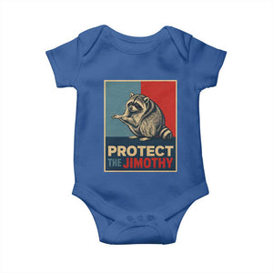 Protect The Jimothy Baby Onesie Funny Retro Trash Panda Animal Lover Meme