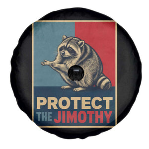 Protect The Jimothy Spare Tire Cover Funny Retro Trash Panda Animal Lover Meme