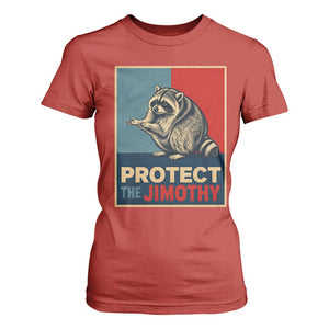 Protect The Jimothy T Shirt For Women Funny Retro Trash Panda Animal Lover Meme