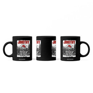 Jimothy The Raccoon Coffee Mug Seattle Skyline Mount Rainier Japanese Retro Vintage Art