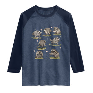 Cute Jimothy The Raccoon Raglan Shirt Viral Seattle Wildlife Trash Panda Gift