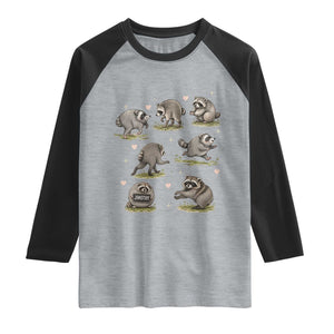 Cute Jimothy The Raccoon Raglan Shirt Viral Seattle Wildlife Trash Panda Gift