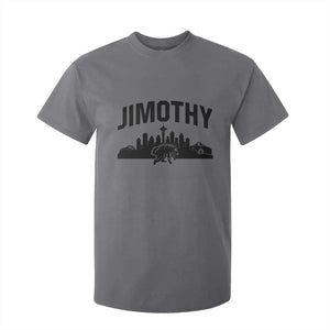 Jimothy The Raccoon T Shirt For Kid Seattle Space Needle Mount Rainier Landscape Art