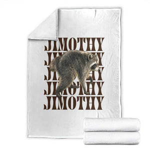 Jimothy The Raccoon Throw Blanket Vintage Trash Panda Animal Lover Gift