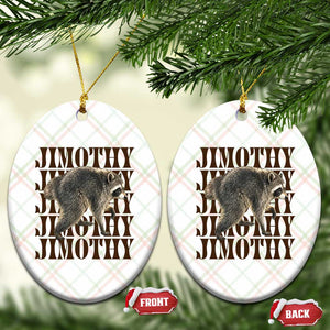 Jimothy The Raccoon Ceramic Ornament Vintage Trash Panda Animal Lover Gift