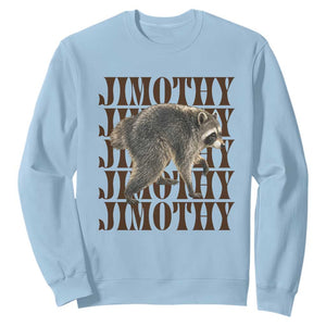 Jimothy The Raccoon Sweatshirt Vintage Trash Panda Animal Lover Gift