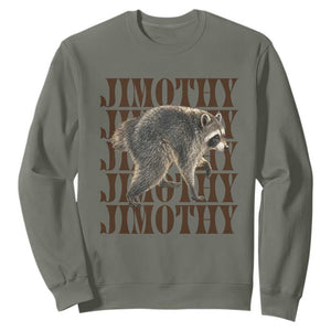 Jimothy The Raccoon Sweatshirt Vintage Trash Panda Animal Lover Gift