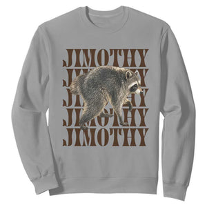 Jimothy The Raccoon Sweatshirt Vintage Trash Panda Animal Lover Gift