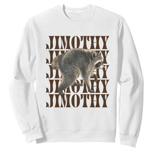 Jimothy The Raccoon Sweatshirt Vintage Trash Panda Animal Lover Gift