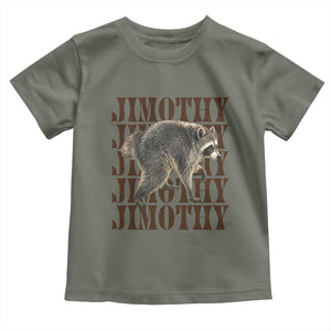 Jimothy The Raccoon Toddler T Shirt Vintage Trash Panda Animal Lover Gift