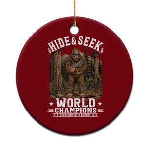 Bigfoot Jimothy The Raccoon Cryptid Animal Friendship Ceramic Ornament Hide And Seek World Champions