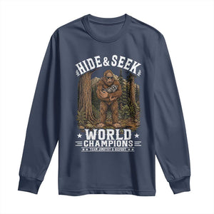Bigfoot Jimothy The Raccoon Cryptid Animal Friendship Long Sleeve Shirt Hide And Seek World Champions