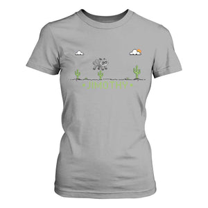 Funny Jimothy The Raccoon T Shirt For Women Pixel Art Retro Gaming Trash Panda Meme