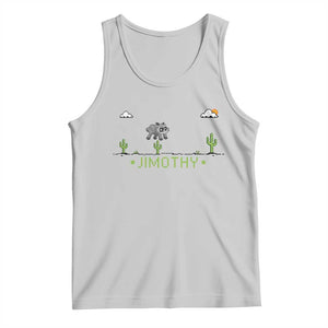 Funny Jimothy The Raccoon Tank Top Pixel Art Retro Gaming Trash Panda Meme