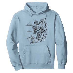 Funny Bigfoot Mountain Climber Hoodie Outdoor Hiking Adventure