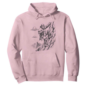 Funny Bigfoot Mountain Climber Hoodie Outdoor Hiking Adventure