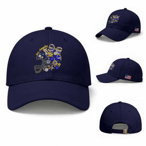 Los Angeles Game Day Sports Fan Baseball Cap Floral Football Helmet With Bow