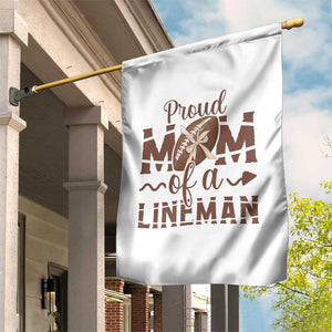 Football Mom Gift Garden Flag Proud Mom Of A Lineman TS12 Print Your Wear