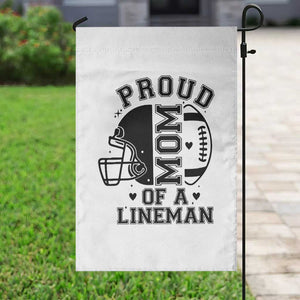 Proud Mom Of A Lineman Garden Flag Football Fan Gift For Women TS12 Print Your Wear