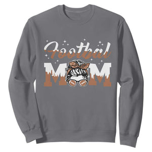 Football Mom Life Sweatshirt Sports Fan Gift For Women TS12 Charcoal Print Your Wear