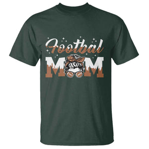Football Mom Life T Shirt Sports Fan Gift For Women TS12 Dark Forest Green Print Your Wear