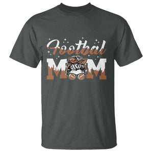 Football Mom Life T Shirt Sports Fan Gift For Women TS12 Dark Heather Print Your Wear